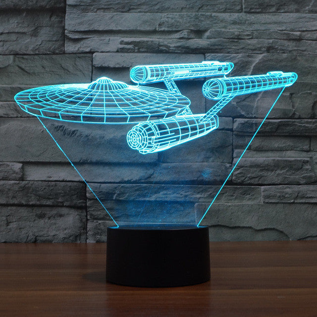 Lampe LED Salle de Bain Effet 3D Spatial - Foivo
