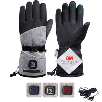Gants Chauffants Électriques Réchauffants pour Homme et Femme