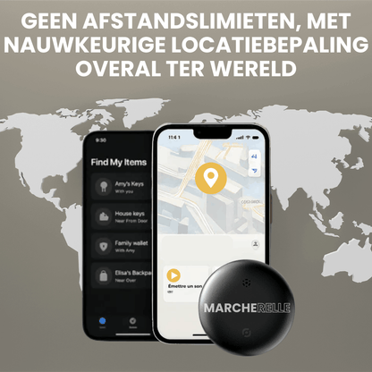 Marcherelle - GPS Tracker Zonder Abonnement | Compatibel met Android & iOS