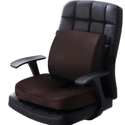 Coussin de soutien lombaire en mousse ergonomique
