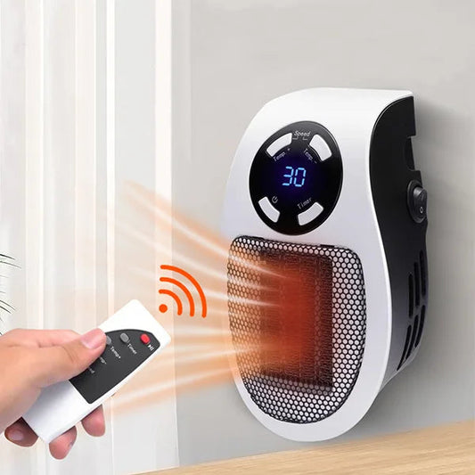 Chauffage Électrique Compact avec Télécommande pour Chaleur Instantanée - Foivo