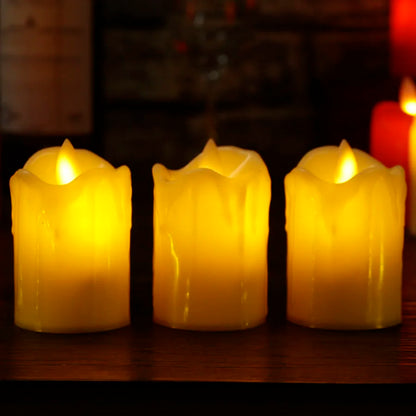 Bougies LED Sûres pour Fêtes et Soirées