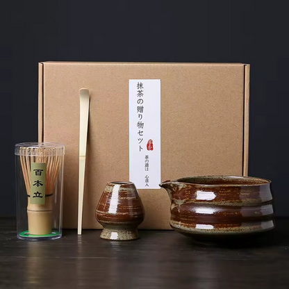 Théière et Accessoires Matcha Traditionnel Japonais