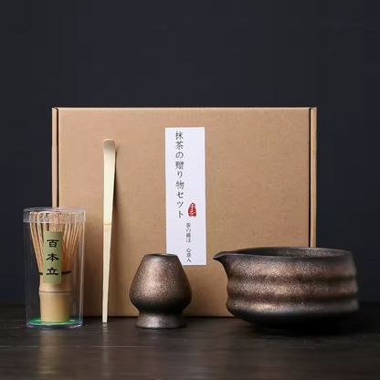 Théière et Accessoires Matcha Traditionnel Japonais