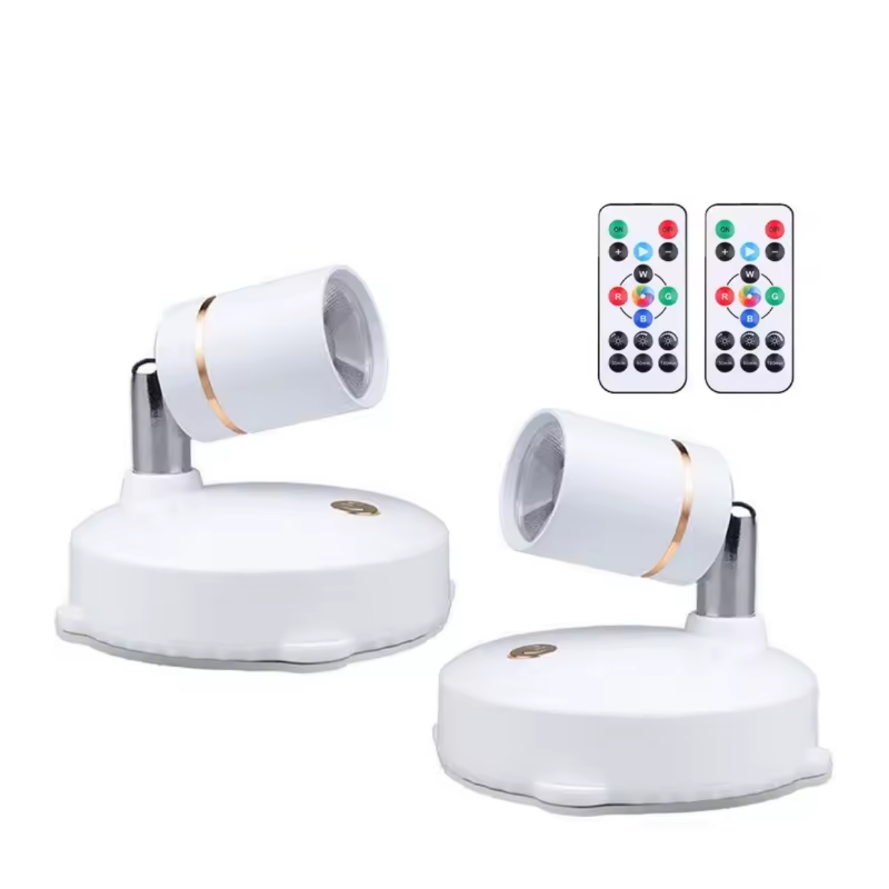 Lampe LED RGB avec Télécommande et 16 Couleurs Réglables
