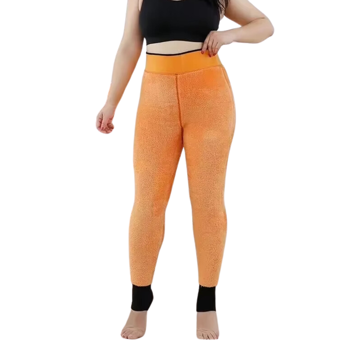 Legging Grande Taille Doux et Chaud pour Femme