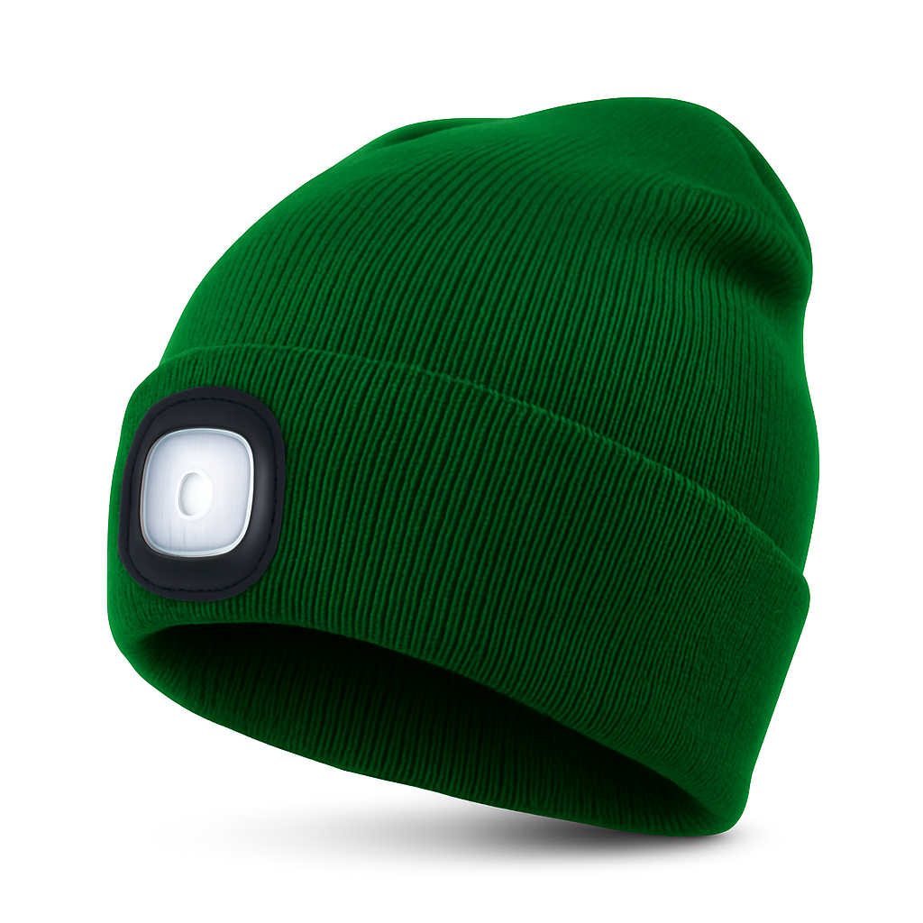 Bonnet Lumineux Réchauffant avec LED Réchargeable