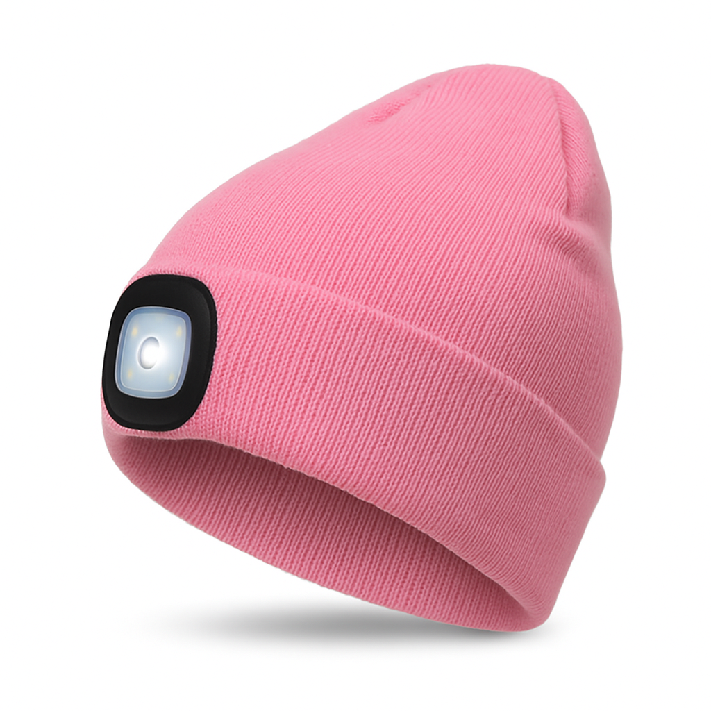 Bonnet Lumineux Réchauffant avec LED Réchargeable