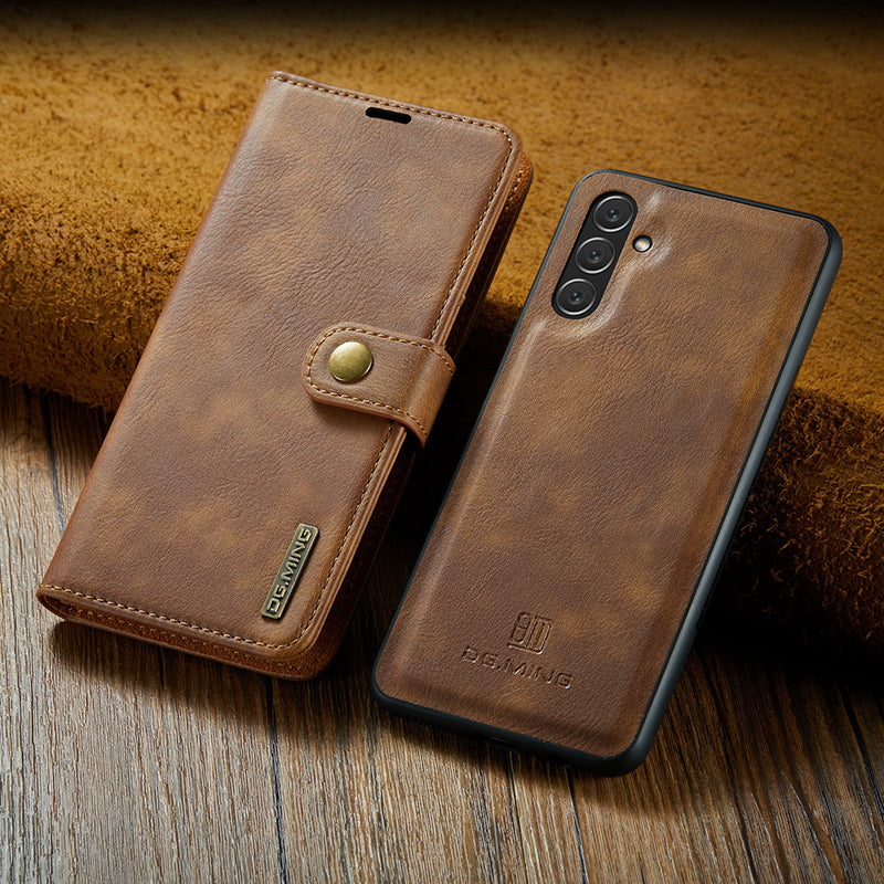 Étui Cuir Luxe pour Samsung - Foivo