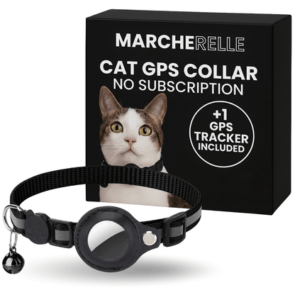 Macherelle™ – GPS Cat Collar No Subscription Required | Compatible with iOS & Android