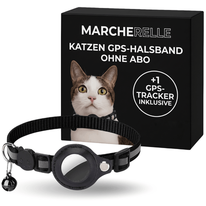 Macherelle™ – GPS Halsband Katze Kein Abonnement | Kompatibel mit iOS & Android