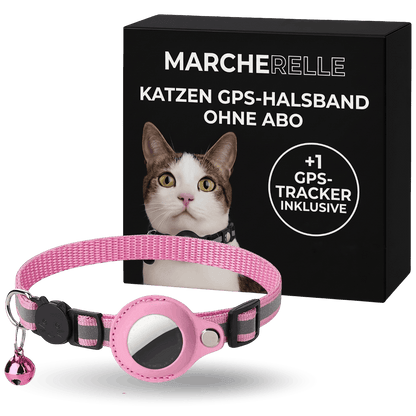 Macherelle™ – GPS Halsband Katze Kein Abonnement | Kompatibel mit iOS & Android