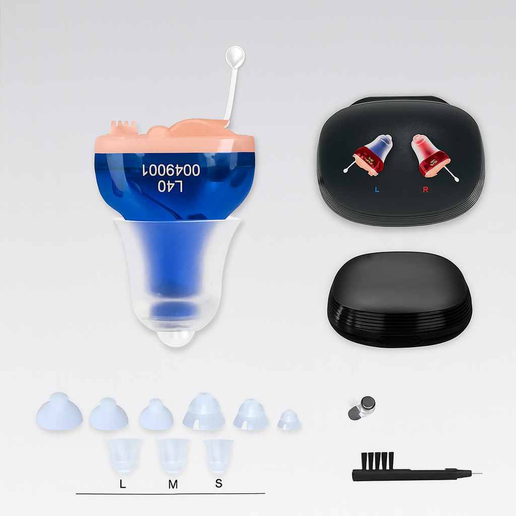 Marcherelle™ – Aides Auditives Rechargeables Numériques avec Son Clair