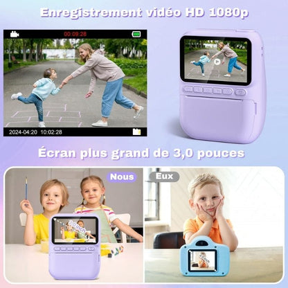 Marcherelle™ – Appareil Photo Enfant Impression Instantanée