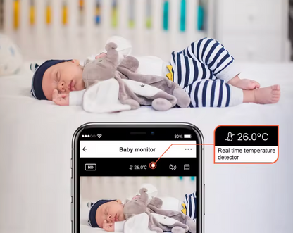 Marcherelle™ – Babyphone Caméra 1080p avec Vision Nocturne