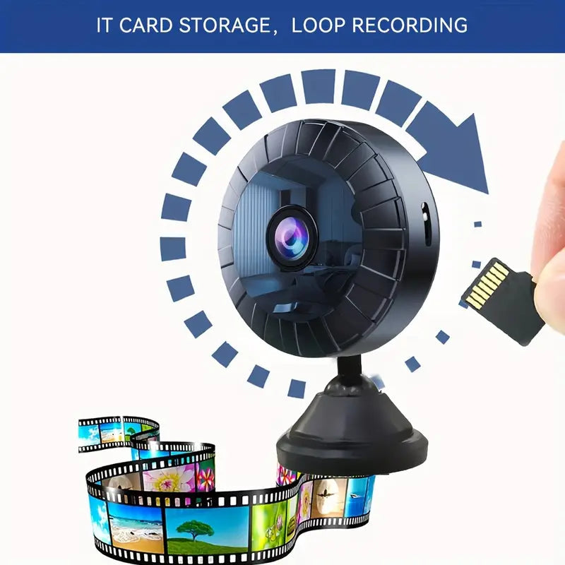 Marcherelle™ – Caméra Espion 4K WiFi avec Vision Nocturne et Détection de Mouvement