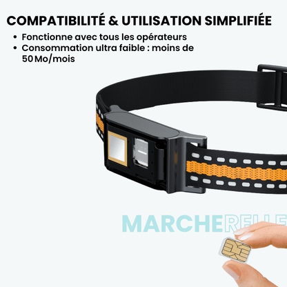 Marcherelle™ – Collier GPS Chien Sans Abonnement Suivi Précis & Illimité