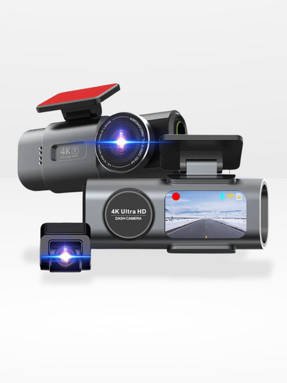 Marcherelle™ – Dashcam 4K Ultra HD Voiture avec GPS Intégré
