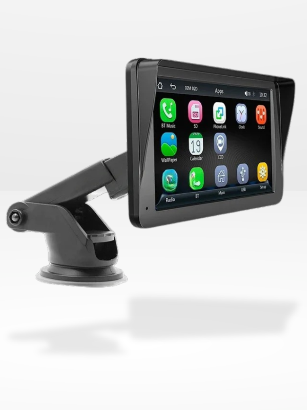 Marcherelle™ – Écran CarPlay Sans Fil 7” avec Caméra de Recul