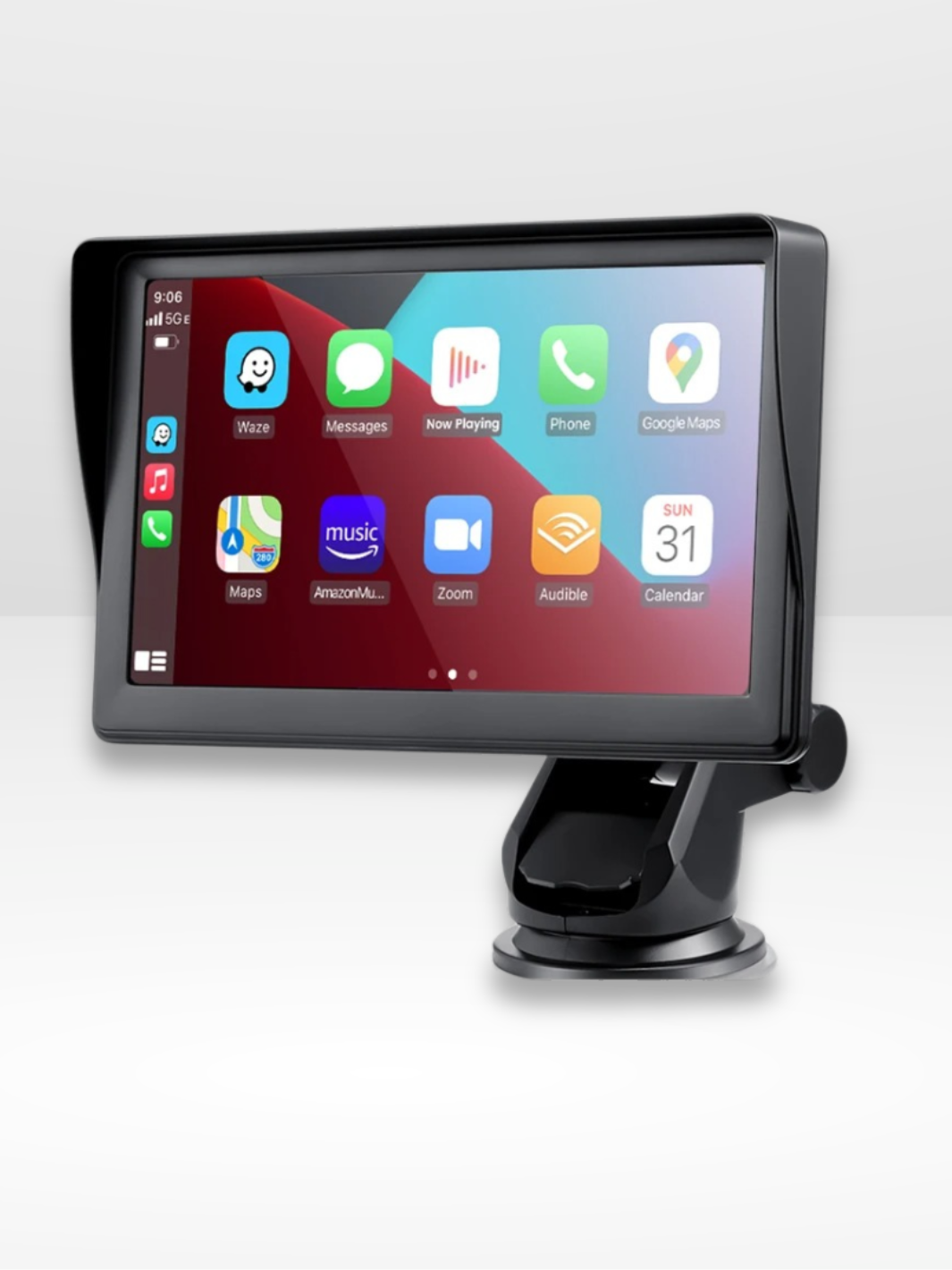 Marcherelle™ – Écran CarPlay Sans Fil 7” avec Caméra de Recul
