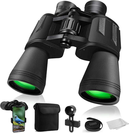 Marcherelle™ – Jumelles 20x50 HD Vision Nocturne Randonnée FMC Haute Définition