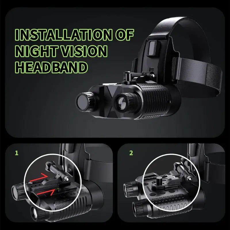 Marcherelle™ – Jumelles de Vision Nocturne 3D Haute Précision
