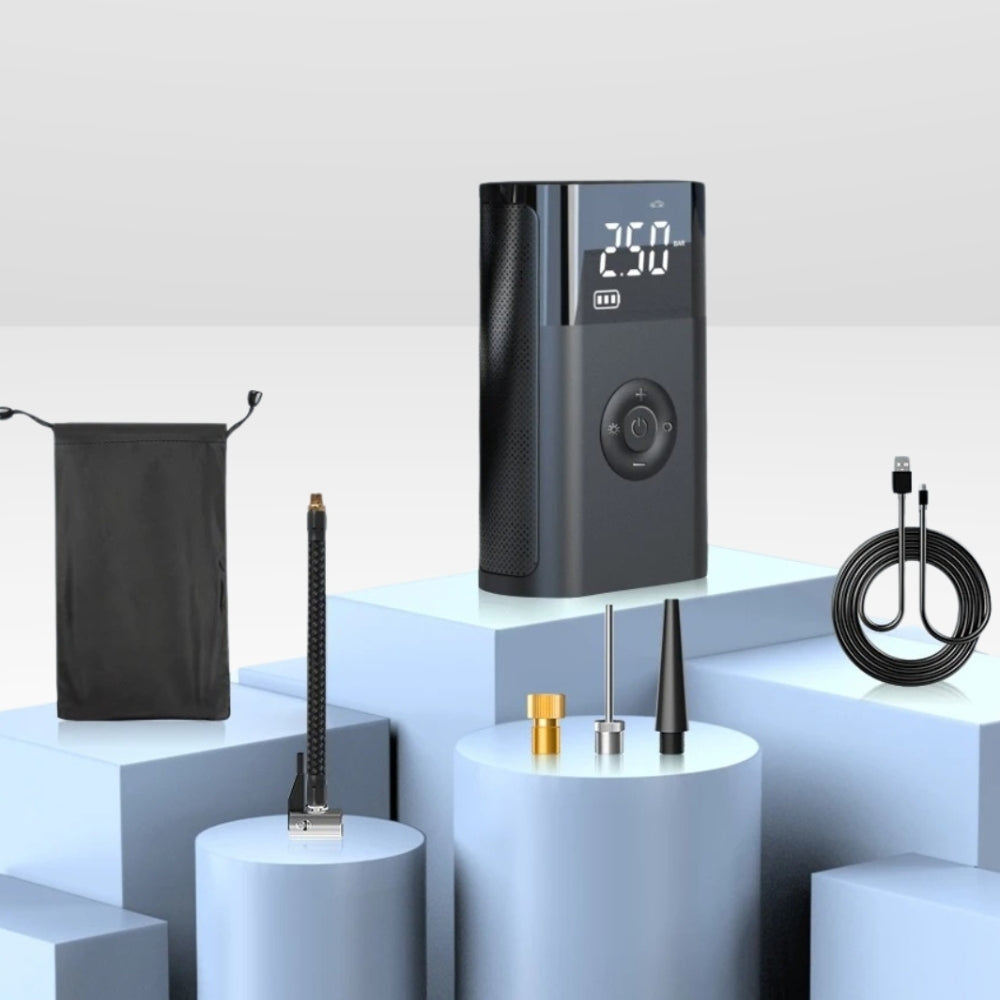 Marcherelle™ – Mini Compresseur d’Air Portable 12V Rechargeable