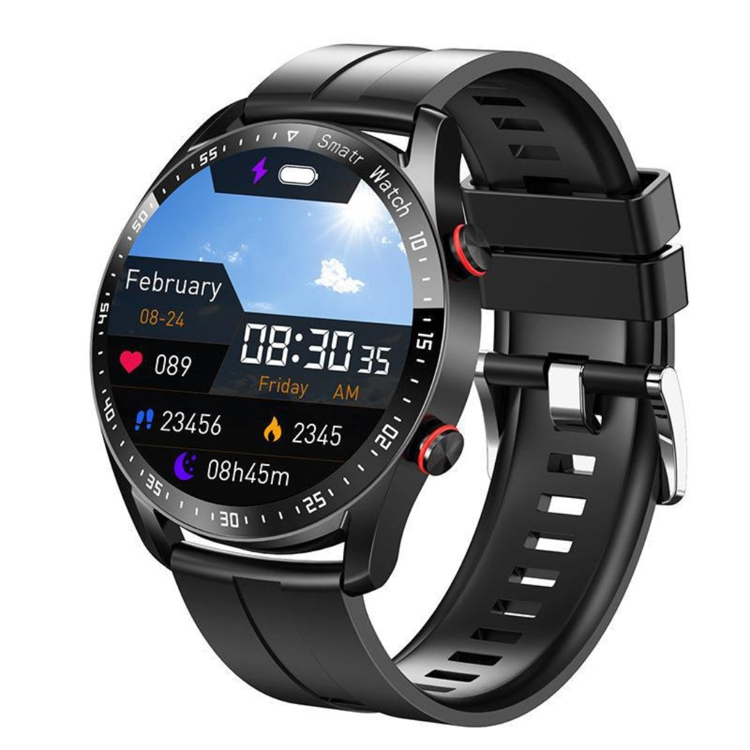 Marcherelle™ – Montre Connectée Homme Suivi Santé & Résistance à l'Eau IP67