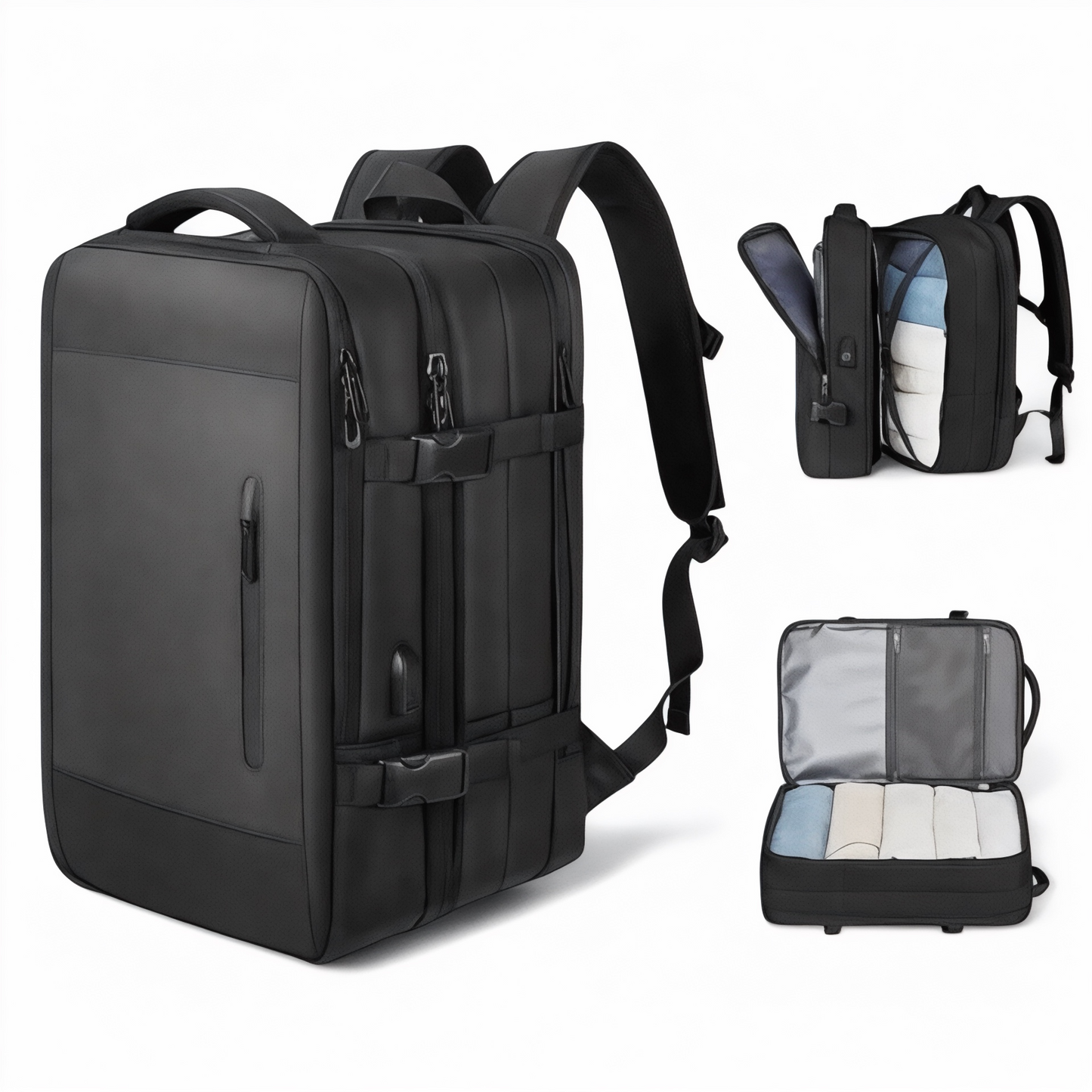Marcherelle™ – Sac à Dos Unisex Imperméable 40L, Idéal en Voyage