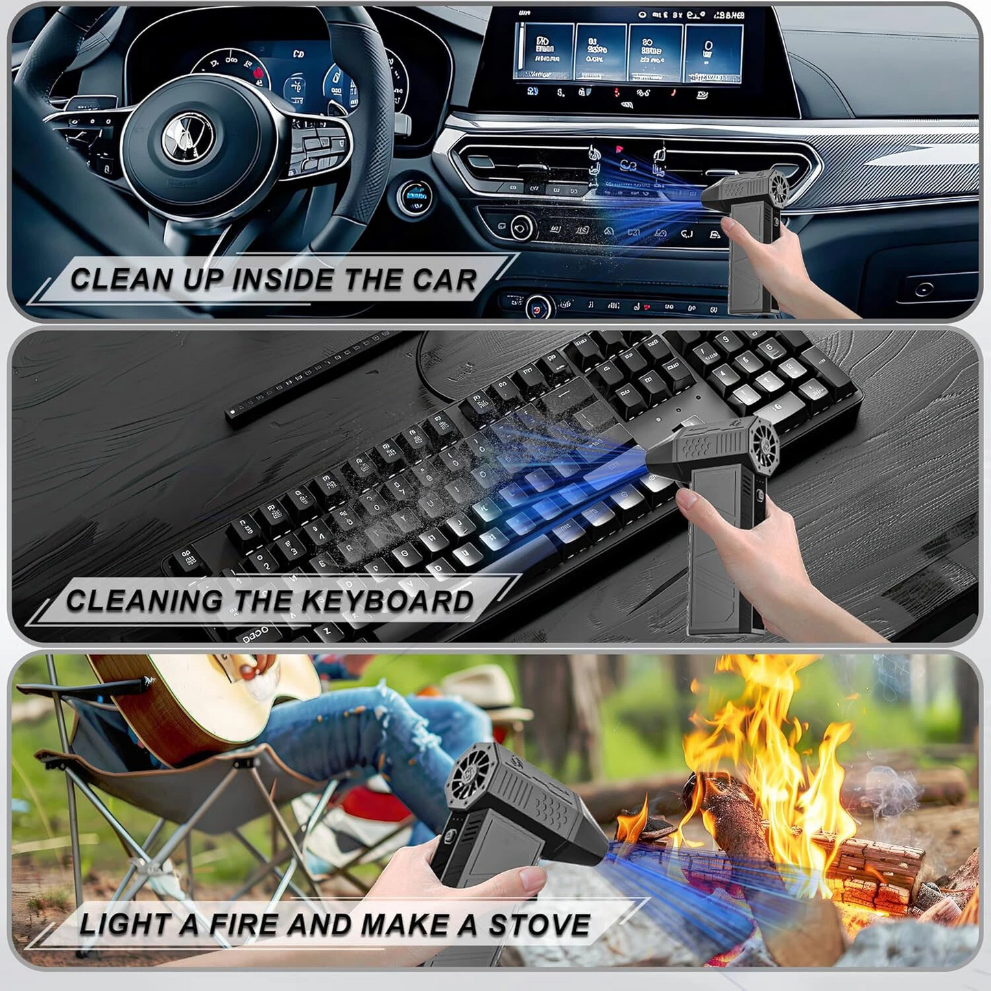 Marcherelle™ – Souffleur à Poussière Portable Mini Duster pour Nettoyage Rapide