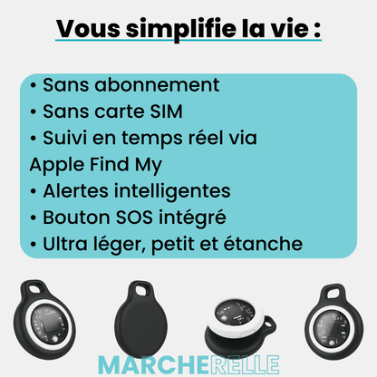 Marcherelle™ – Traceur GPS Vélo Sans Abonnement Localisation Invisible & Fiable