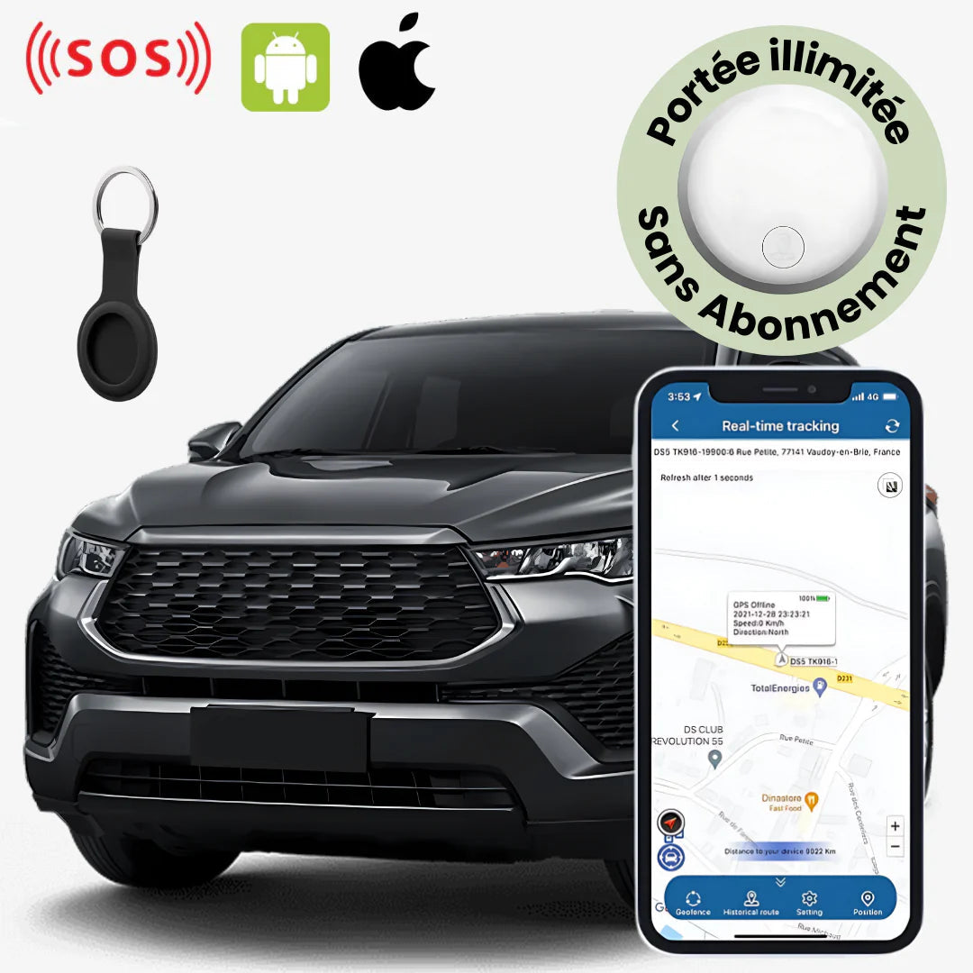 Marcherelle™ – Traceur GPS Voiture Sans Abonnement Suivi Précis en Temps Réel