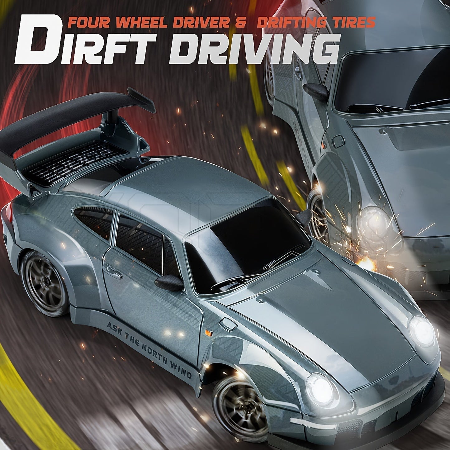 Marcherelle™ – Voiture RC Drift Télécommandée 2.4GHz Rechargeable