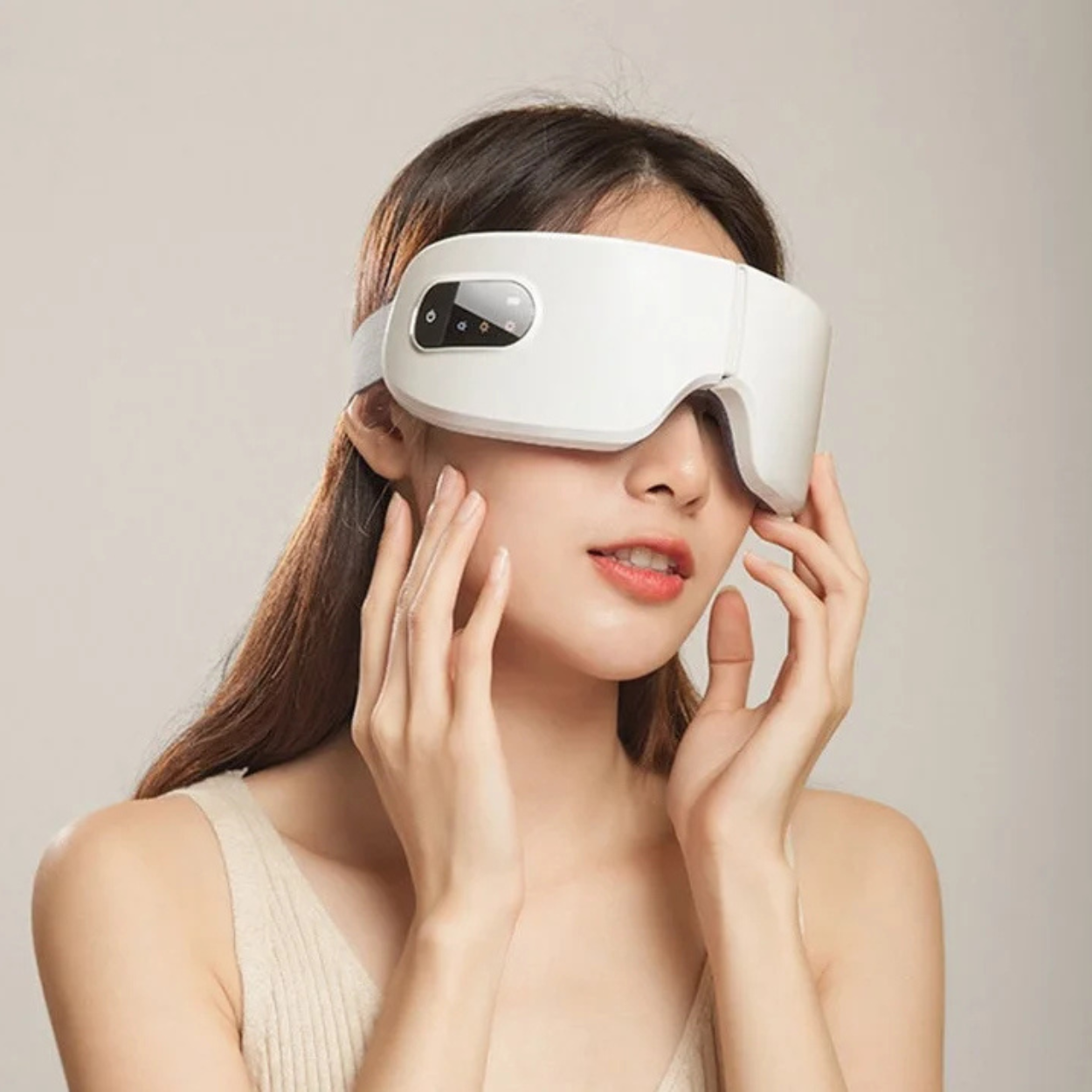 Masseur Oculaire Électronique avec Bluetooth et Fonction Massage