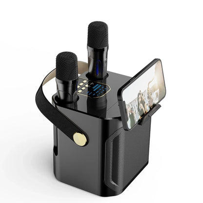 Enceinte Karaoke Portable avec Micros Doubles