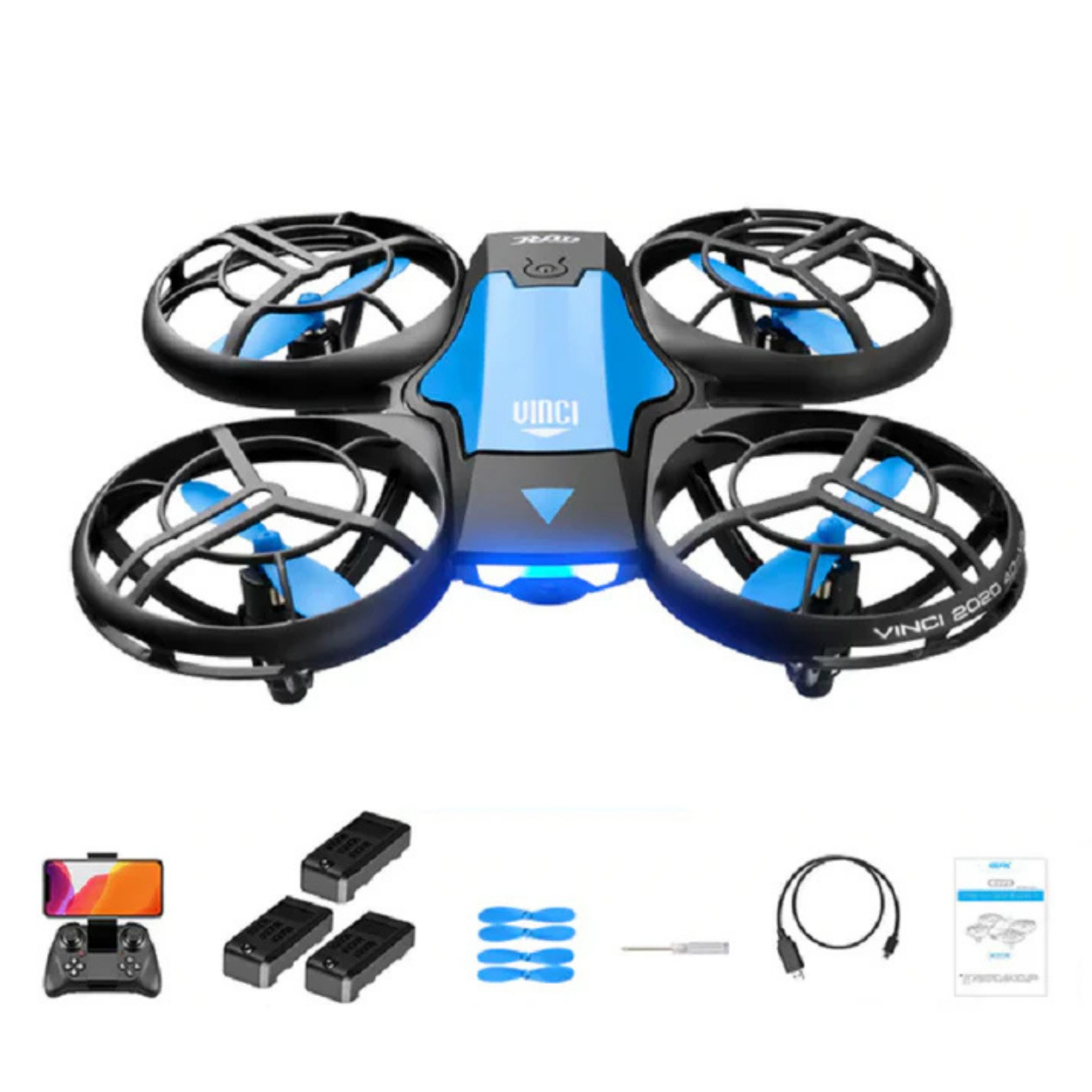 Drone Pliable 4K WiFi FPV avec Caméra HD et Stabilisateur
