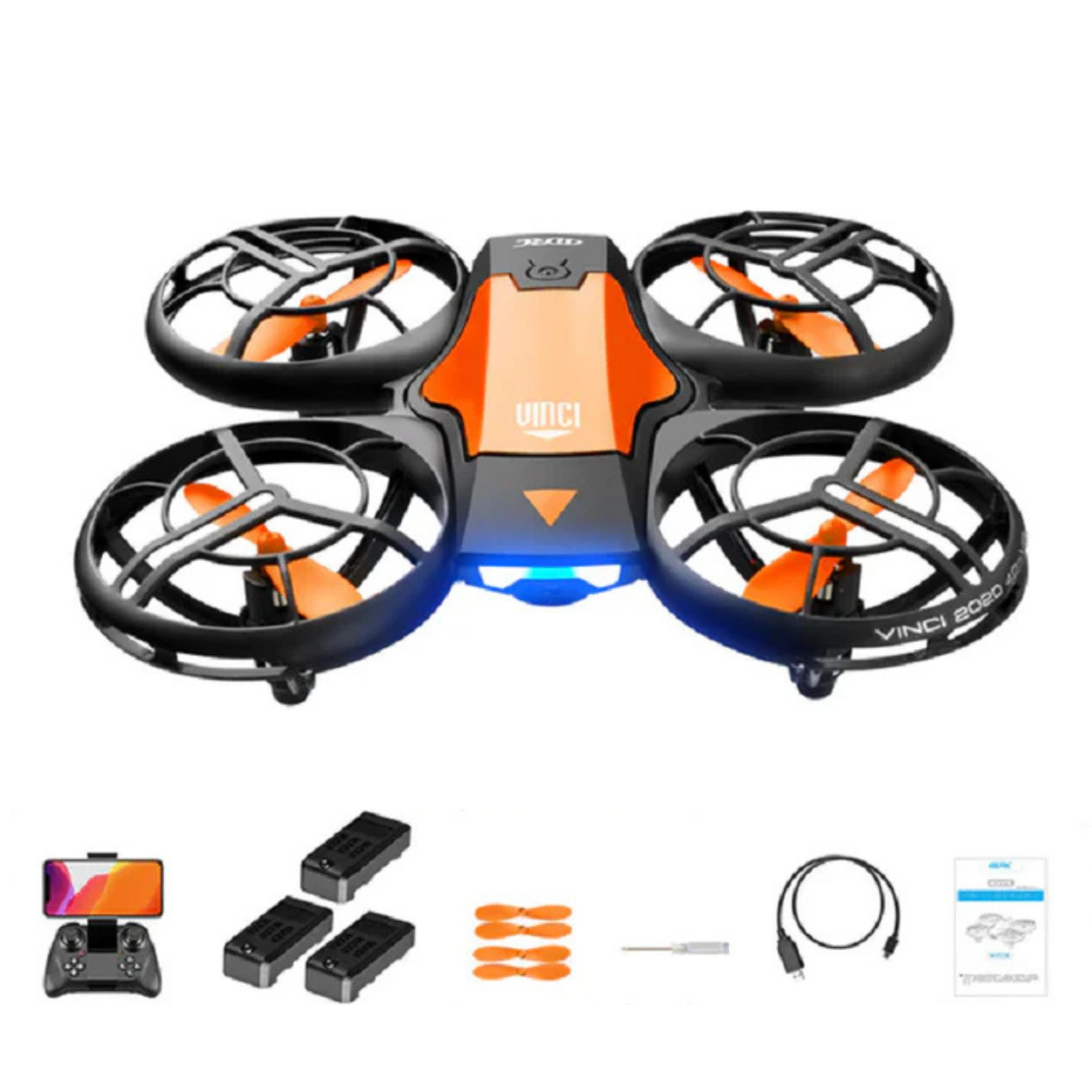 Drone Pliable 4K WiFi FPV avec Caméra HD et Stabilisateur