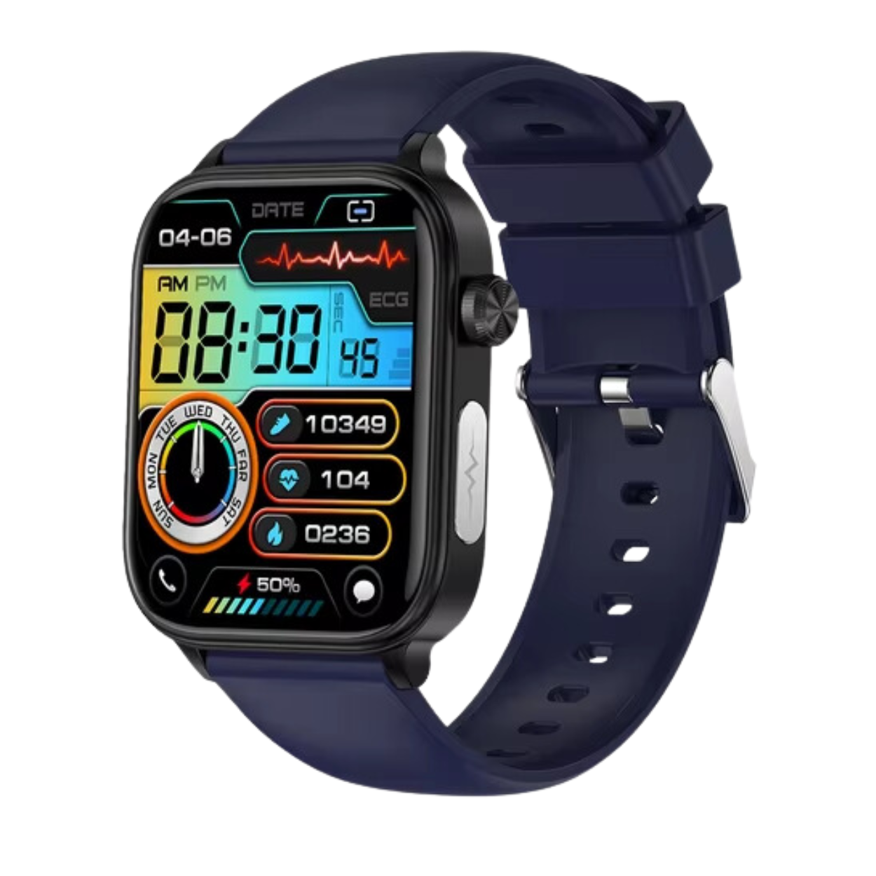 Montre Connectée Fitness avec ECG et Suivi de Santé