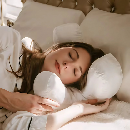 Oreiller Contour de Visage Anti-Âge pour Sommeil Profond