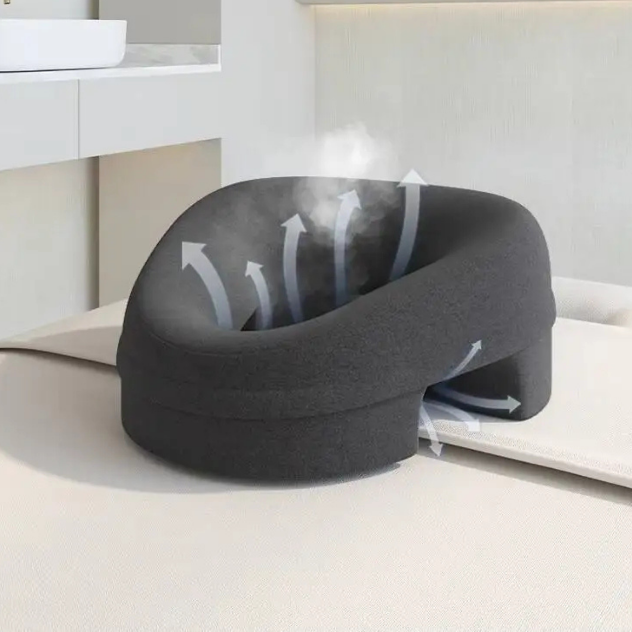 Oreiller de Massage Confortable pour Visage, Cou et Dos