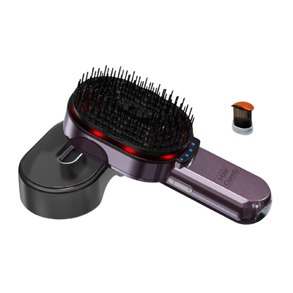 Peigne à Huile pour Cheveux avec Massage et Appli 4 en 1