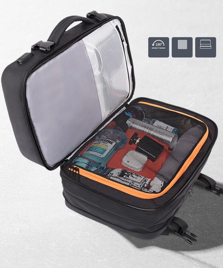 Marcherelle™ – Sac à Dos Voyage Cabine 17” Extensible & Imperméable
