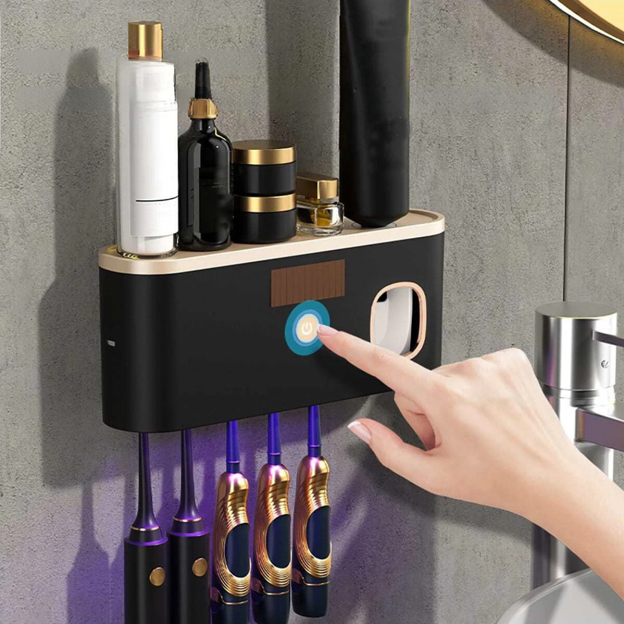 Stérilisateur UV Mural pour Brosses à Dents