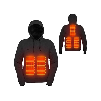 Sweat à Capuche Électrique Chauffant Hiver