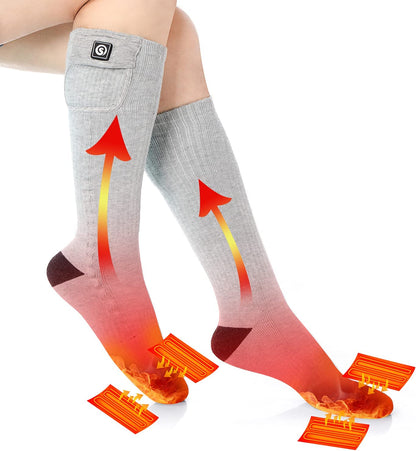 Chaussettes Chauffantes Réchargeables pour Homme et Femme