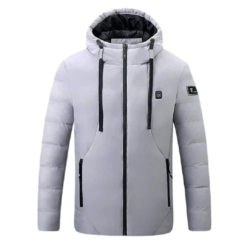 Veste Chaude Électrique avec 4 Zones de Chaleur Réglables