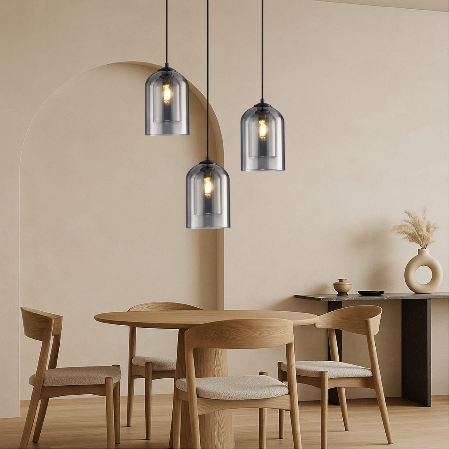 Luminaire Suspendu Verre Élégant pour Maison et Bureau