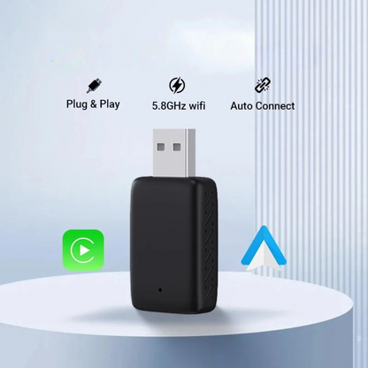 Adaptateur CarPlay USB sans Fil Compact et Pratique