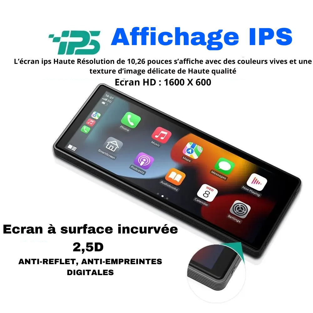 Support GPS Carplay pour Voiture Compatible avec Tous les Modèles