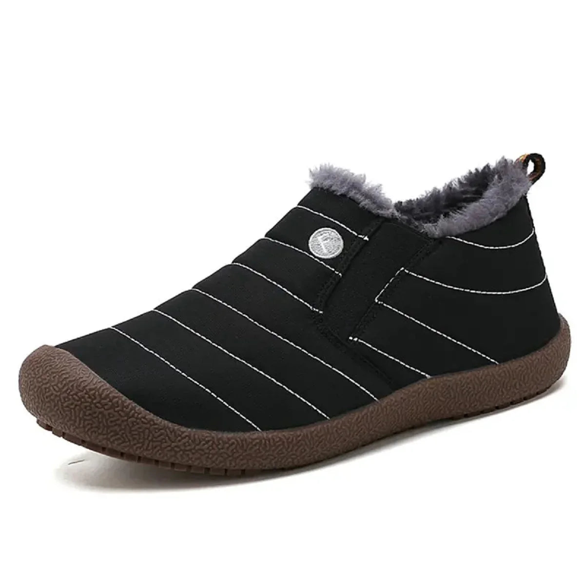 Chaussons Homme Hiver Polaires Doux et Chauds Antidérapants
